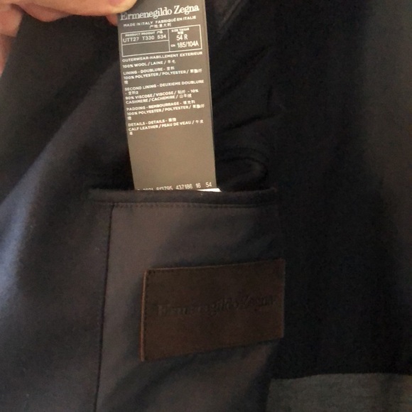 Zegna men’s overcoat water resistant new - Picture 5 of 5